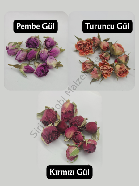 Epoksi Tasarımlarınız İçin Minik Güller -10 adet
