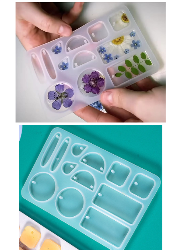 Epoksi Kolye Küpe Bileklik Anahtarlık Kalıbı