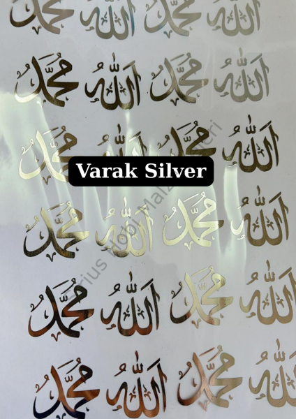 Epoksi Reçine Varak Asetat Özel Baskı A4 Boyutunda