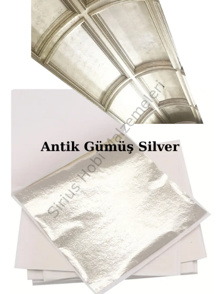 Yaprak Varak Epoksi - Mum - Sabun-Gypsum Alçı5li&10lu 16x16 cm