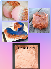 Yaprak Varak Epoksi - Mum - Sabun-Gypsum Alçı5li&10lu 16x16 cm