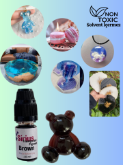 Sirius Epoksi Reçine  10 Renk  Transparan Konsantre Pigment Boya Seti
