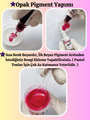 Sirius Epoksi Reçine  10 Renk  Transparan Konsantre Pigment Boya