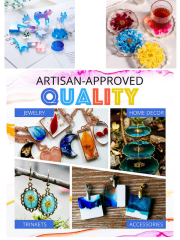 Sirius İnce Döküm Epoksi Reçine – Takı, Kalıp ve Hobi Uygulamaları İçin Şeffaf Reçine 1 kg