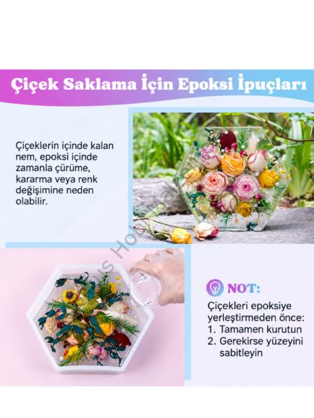 Sirius İnce Döküm Şeffaf Hobi Epoksi Reçine 1 KG – 2:1 Kristal Berrak Epoksi Seti