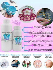 Sirius İnce Döküm Epoksi Reçine – Takı, Kalıp ve Hobi Uygulamaları İçin Şeffaf Reçine 1 kg