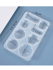 Epoksi Doğaltaş Bombeli Kolye Silikon Kalıbı – Çoklu Model