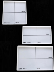 Epoksi Farklı Boyutlarda Tepsi Sunumluk Kalıpları 1-25x25cm