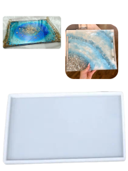 Epoksi Farklı Boyutlarda Tepsi Sunumluk Kalıpları 1-25x25cm