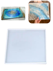 Epoksi Farklı Boyutlarda Tepsi Sunumluk Kalıpları 1-25x25cm