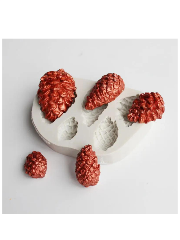 Epoksi Mum Beton Çam Kozalağı Kalıbı