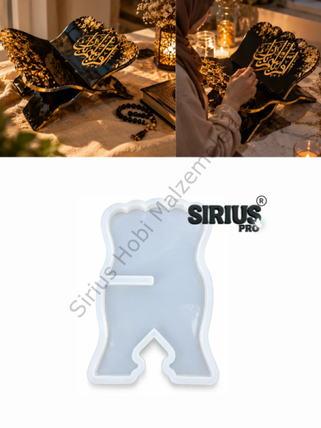 Epoksi Rahle Silikon Kalıbı 1 adet  35x20 cm 1cm Kalınlık | Sirius Pro