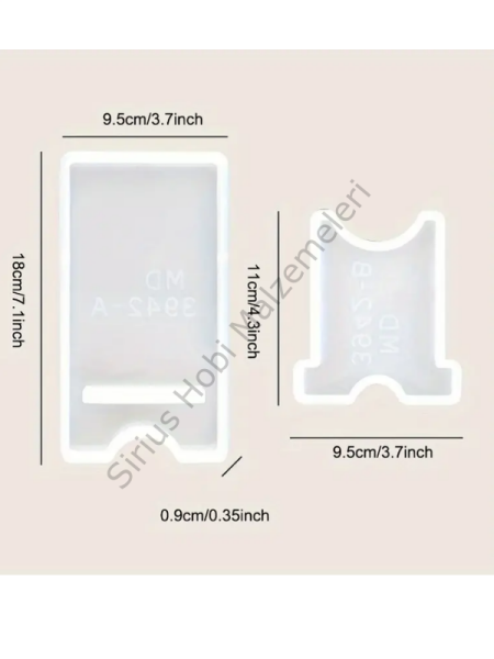 Epoksi Reçine Telefon Tutucu Silikon Kalıbı