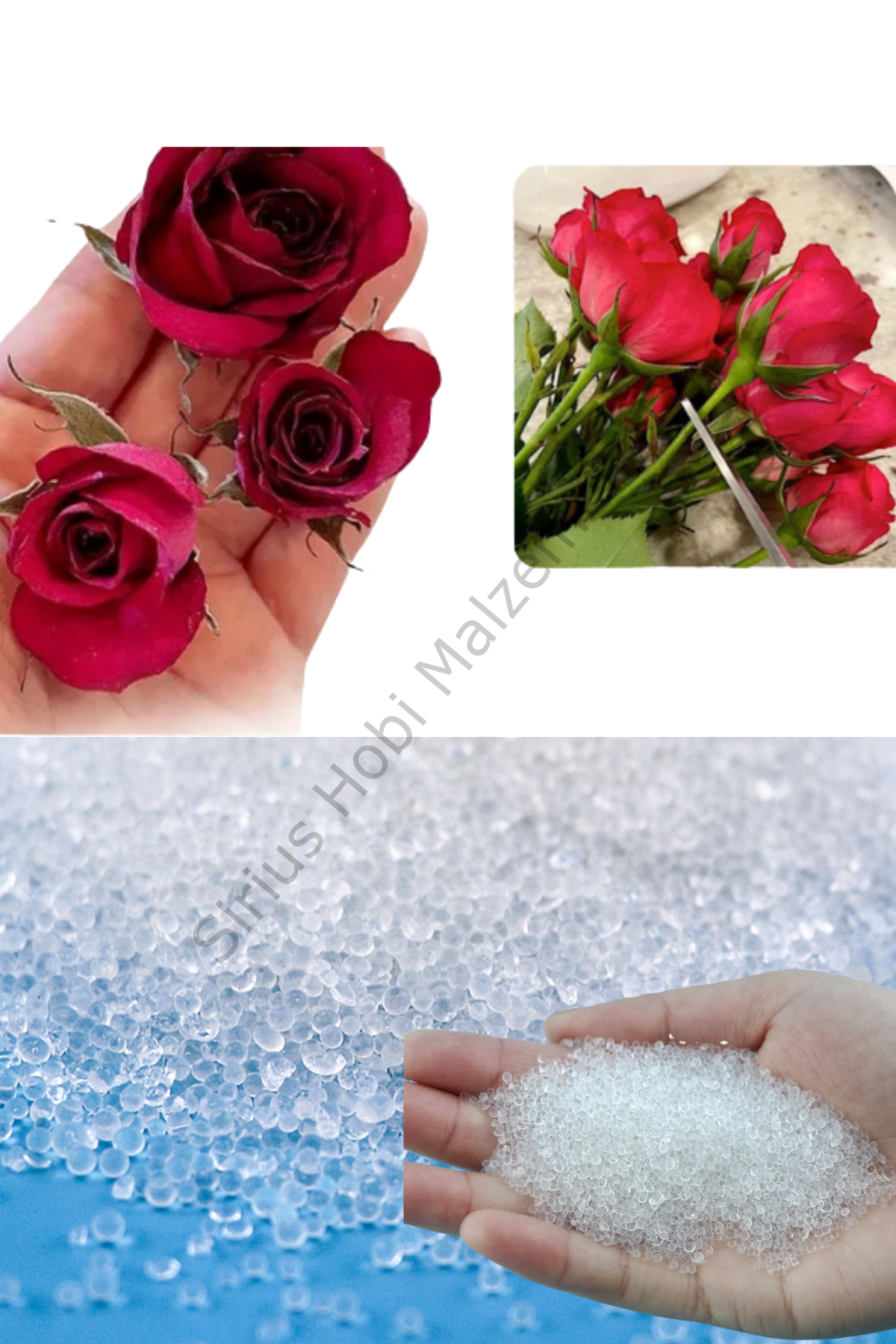 Silika Jel Çiçek Kurutma Granülü 1 kg – 0-3 mm