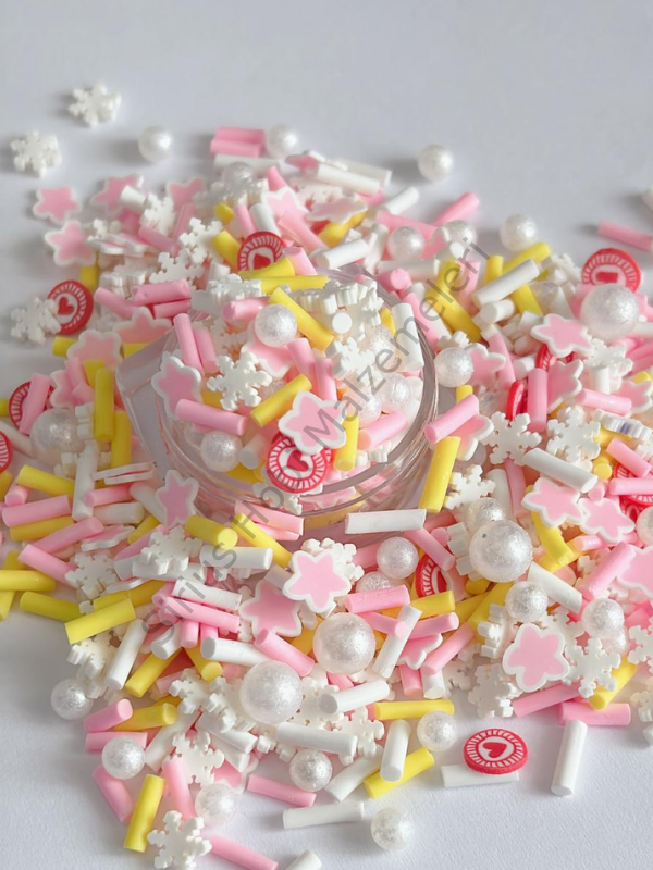 Epoksi Polimer Kil Süslemeler (Fimo Dilimleri) İncili Sprinkles Kartaneleri 4gr