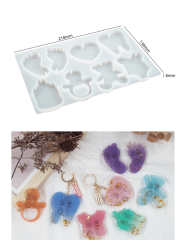 Epoksi Baby Shower Çoklu Magnet Silikon Kalıbı