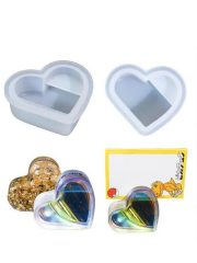 Epoksi Kalp Not Tutucu Kalıbı