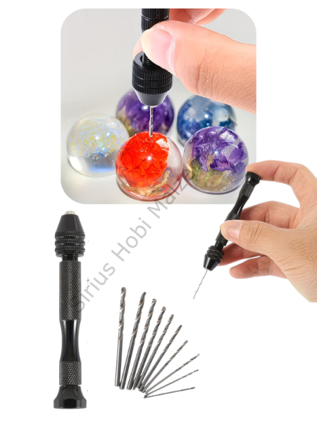 Epoksi Reçine Manuel El matkabı Seti