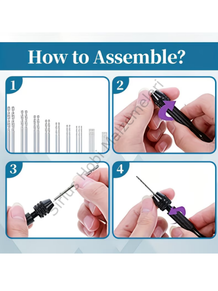 Epoksi Reçine Manuel El matkabı Seti