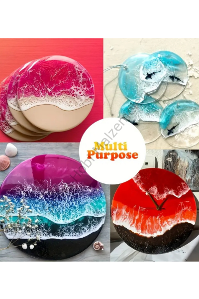 Resin Day's Opak ve Transparan Epoksi Renkli Pigment Boya – 10 ml UV Reçine Uyumlu