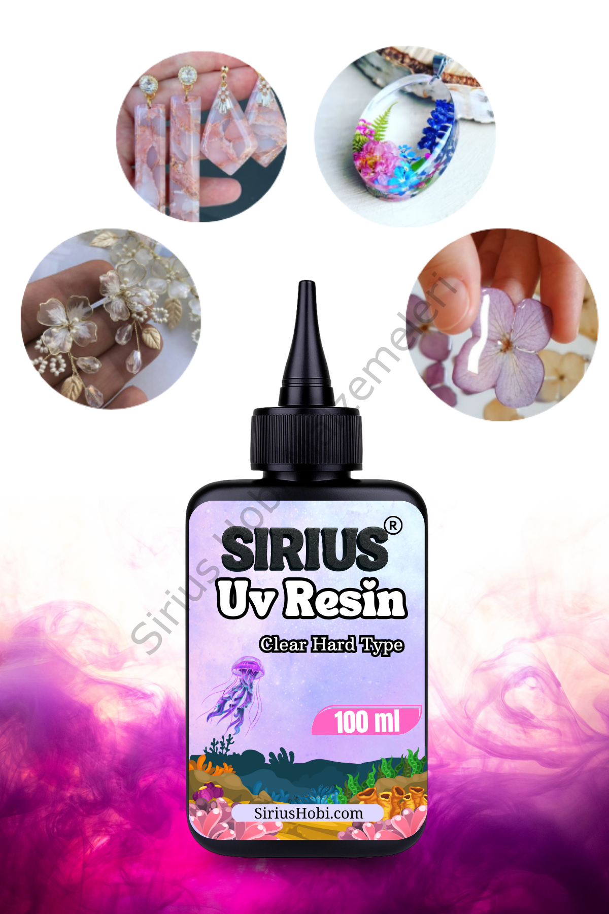 Sirius Uv Reçine Sert Tip - Hızlı Kürlenen 100ml