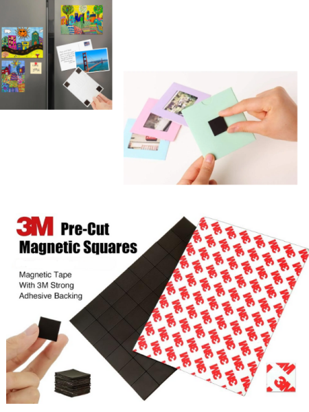 3mm Yapışkanlı Magnet Mıknatısı 2x2cm 30 adet