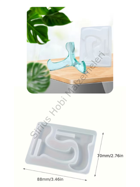 Epoksi Bardak Altlığı Tutucu  Silikon Kalıbı