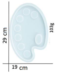 Epoksi Boya Paleti Kalıbı 2