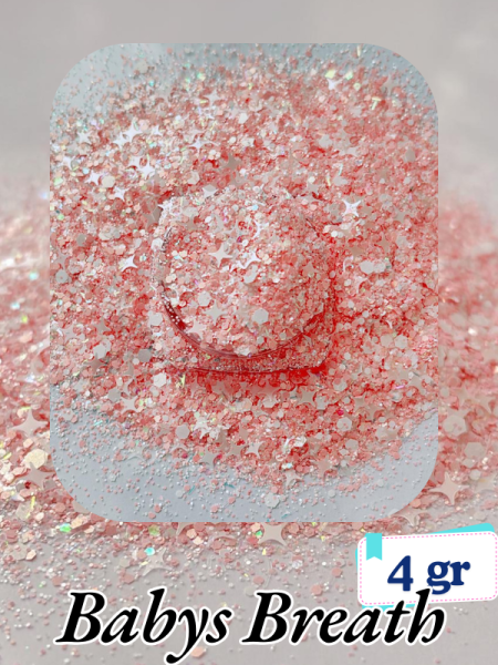Epoksi- Mum-Makyaj-Tırnak-Sabun Simi Pulu Glitter Baby's Breath 4 gr