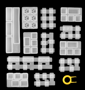 Mekanik Klavye Tuşu (Keycap) Silikon Kalıp Seti | Epoksi ve UV Reçine Döküm Kalıbı