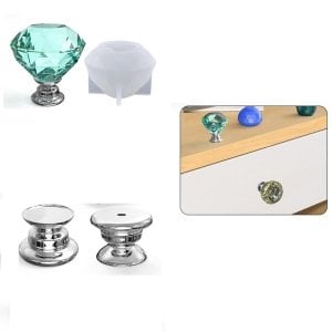 Epoksi Dolap Çekmece Kristal  Kalıbı +4 aparat