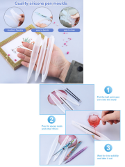 Epoksi Reçine  Kalem Silikon  Kalıbı