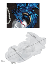 Epoksi Dekorasyon Ejderha Kalıbı