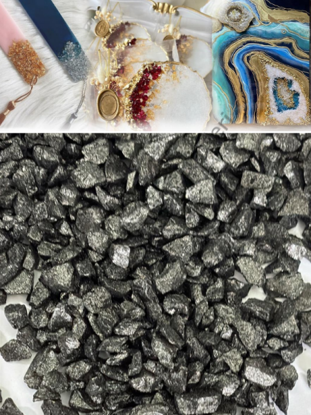 Epoksi Cam Kırıkları Extra İnce Sedefli Black Pearl 100 gr