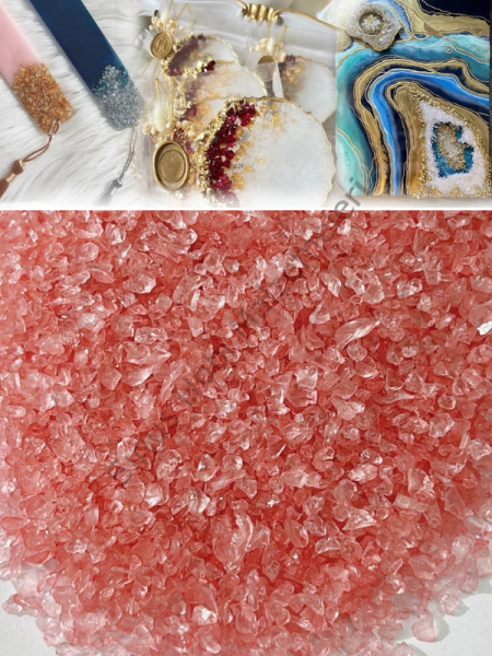 Epoksi Cam Kırıkları Extra İnce Transparan Blush Peach 100 gr