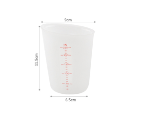 Epoksi Reçine 250 ml Dereceli Beher Silikon Kalıbı