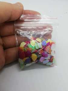 Epoksi  Renkli DenizKabugu süsleri 5gr