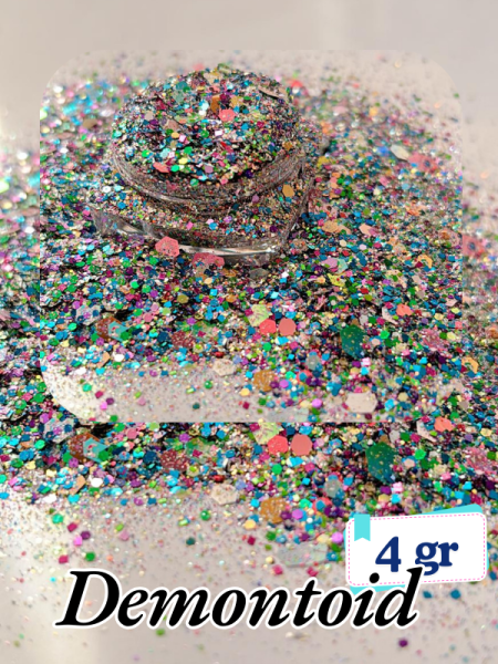 Epoksi- Mum-Makyaj-Tırnak-Sabun Simi Pulu Glitter Demontoid 4 gr