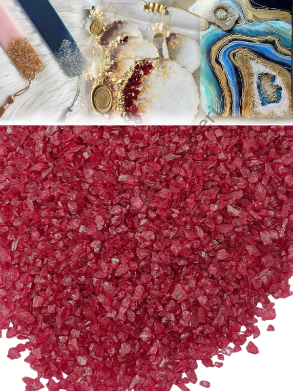 Epoksi Cam Kırıkları Extra İnce Sedefli Rose Ember 100 gr