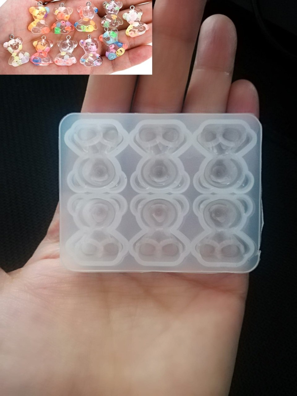 Epoksi Ayıcık Kalıbı 2.1 cm