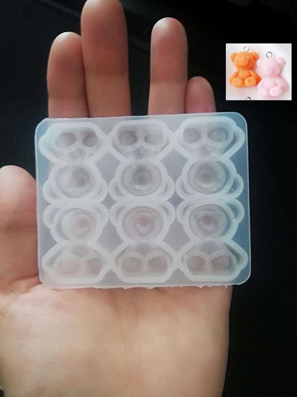 Epoksi Ayıcık Kalıb 2.4cm