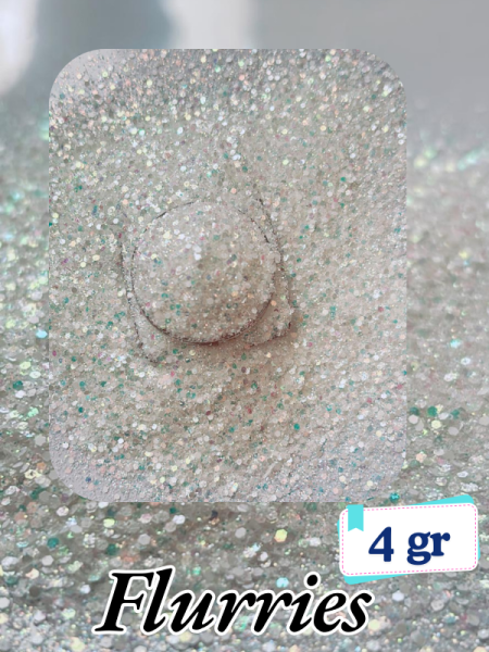 Epoksi- Mum-Makyaj-Tırnak-Sabun Simi Pulu  Fine Flurries 4 gr