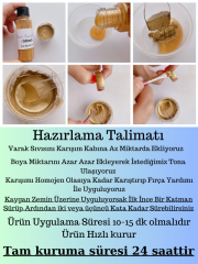 Epoksi Kenar Varağı Seti 2li 30ml +10gr Pigment