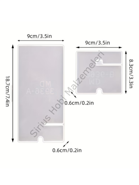 Epoksi Telefon Tutucu Silikon Kalıbı – Stand Döküm Kalıbı