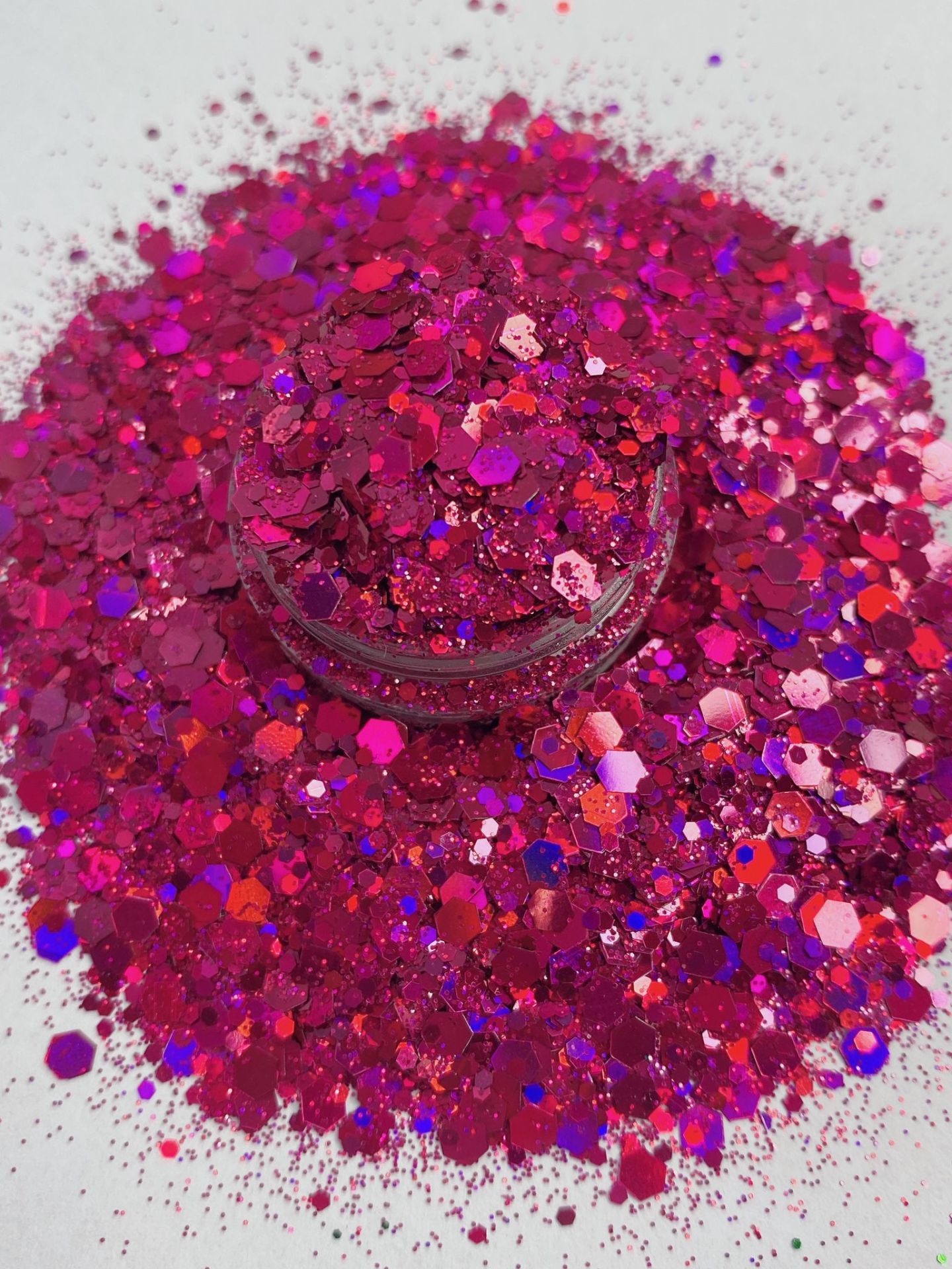Epoksi Chunky Glitters Dark Pink 4 Gram 4 gram