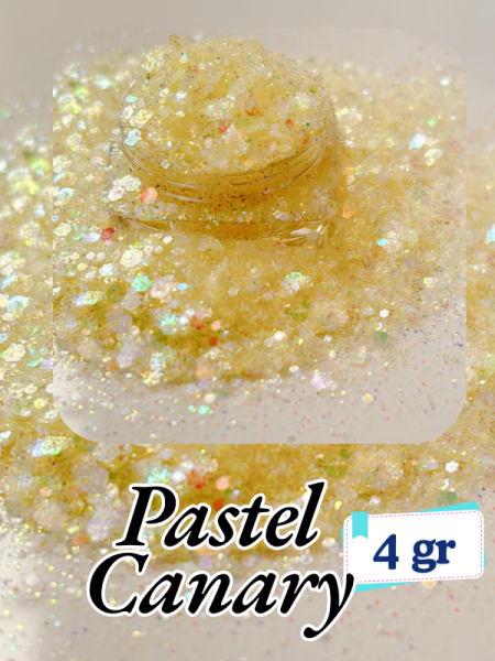 Epoksi- Mum-Makyaj-Tırnak-Sabun Simi Pulu Pastel Canary 4 gr