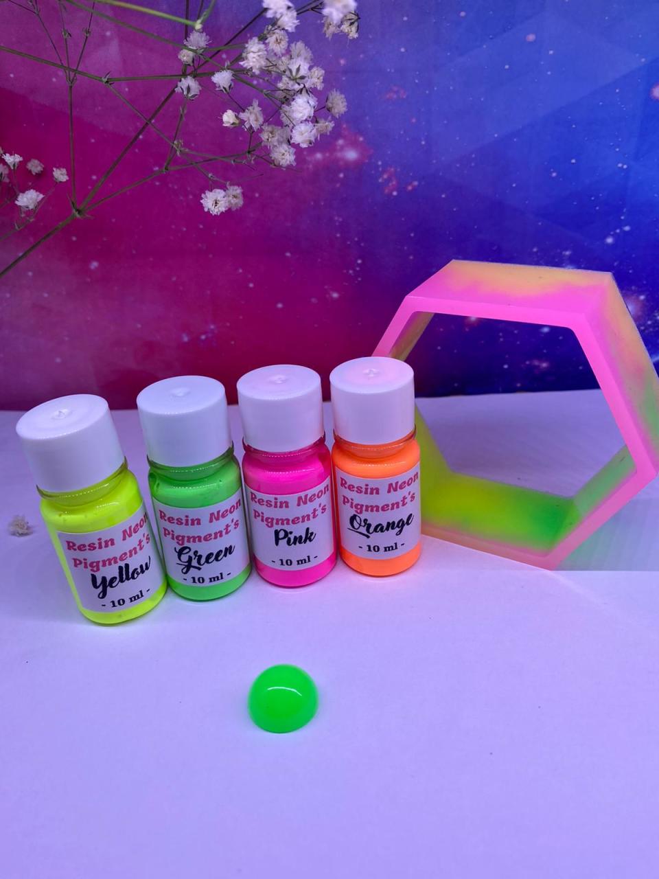Resin Neon Pigment's  Epoksi Neon Pigment Boya