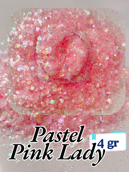 Epoksi- Mum-Makyaj-Tırnak-Sabun Simi Pulu Pastel Pink Lady 4 gr