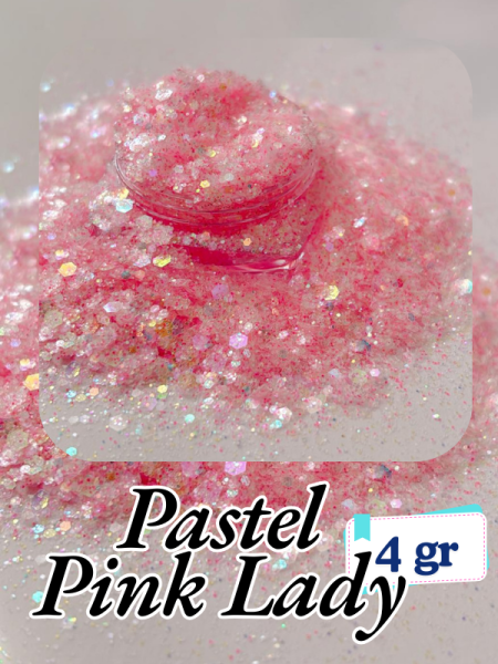 Epoksi- Mum-Makyaj-Tırnak-Sabun Simi Pulu Pastel Pink Lady 4 gr